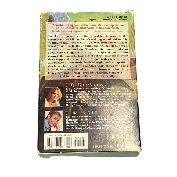 Pre-Owned Harry Potter and The Goblet of Fire 12 Cassette Tapes 20 Hours Audio - Picture 8 of 10